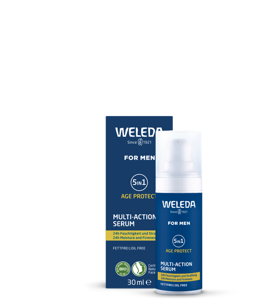 WELEDA For Men 5in1 Age Protect serumas, 30 ml