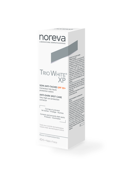 NOREVA Trio White XP Anti-dark spot care SPF 50+ veido kremas, 40 ml