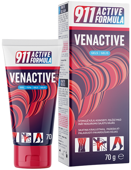 911 Active Formula Venactive gelis, 70 g