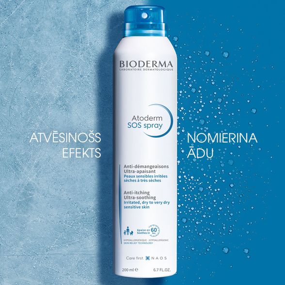 BIODERMA Atoderm SOS aerozolis, 200 ml