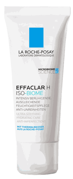 LA ROCHE-POSAY Effaclar H Iso-Biome Ultra Soothing Hydrating Care Anti-Imperfections veido kremas, 40 ml