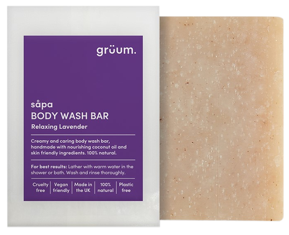 GRUUM Sapa Zero Plastic - Lavender muilas, 95 g