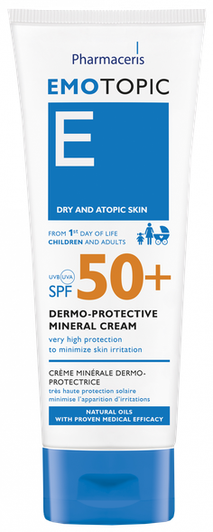 PHARMACERIS E Emotopic SPF 50+ kremas, 75 ml