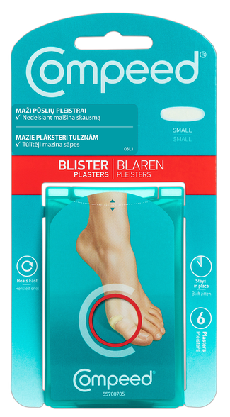 COMPEED  Maži pleistrai nuo pūslių, 6 vnt.