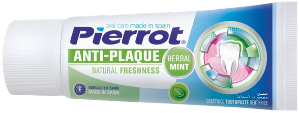 PIERROT Anti-Plaque dantų pasta, 75 ml