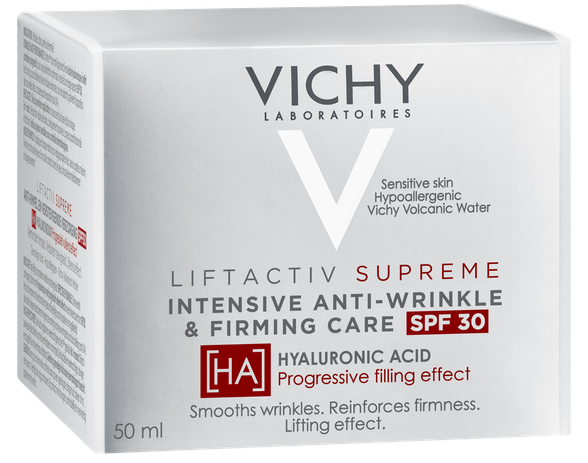 VICHY Liftactiv Supreme SPF 30 Intensive Anti-Wrinkle & Firming veido kremas, 50 ml