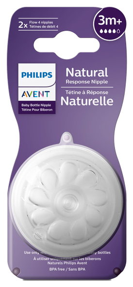 PHILIPS Avent Natural Response 3m+ čiulptukas, 2 vnt.