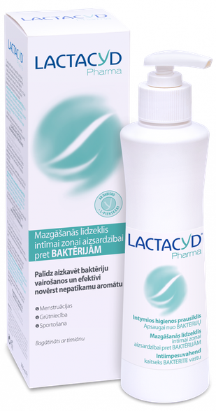 LACTACYD Pharma Antibacterial prausiklis intymiai zonai, 250 ml