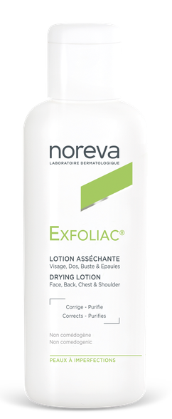 NOREVA Exfoliac Drying losjonas, 125 ml