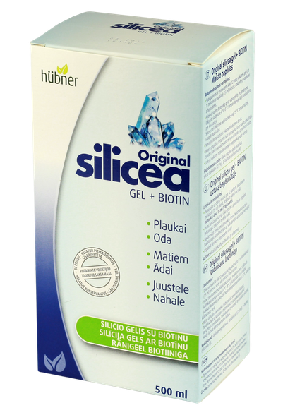 SILICEA Original Gel + Biotin skystis, 500 ml