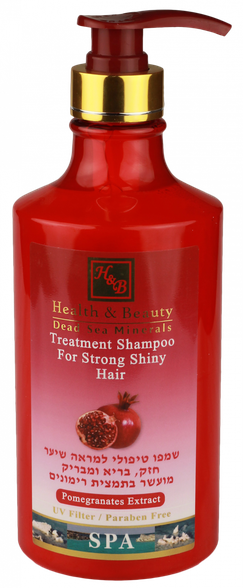 HEALTH&BEAUTY Dead Sea Minerals Pomegranates extract šampūnas, 780 ml