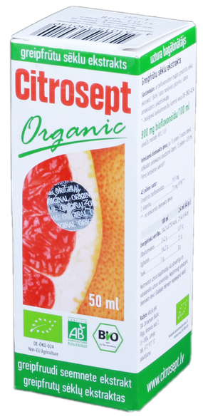 CITROSEPT Organic ekstraktas, 50 ml