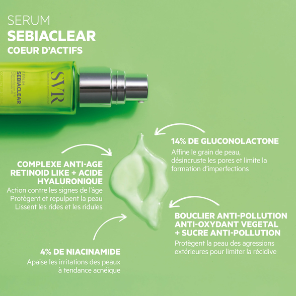 SVR Sebiaclear serumas, 30 ml