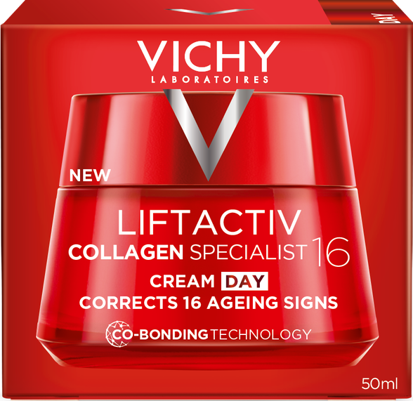 VICHY Liftactiv Collagen 16 Day veido kremas, 50 ml