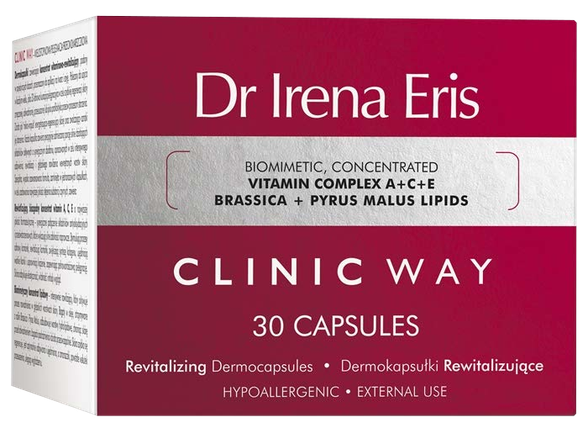 CLINIC WAY  Revitalizing dermocapsules kapsulės, 30 vnt.