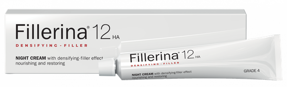 FILLERINA  12HA Grade 4 naktinis veido kremas, 50 ml