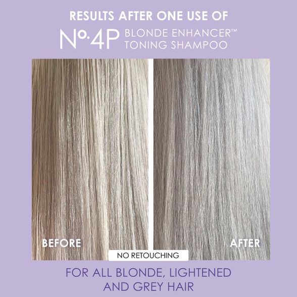 OLAPLEX Nr. 4P Blonde Enhancer Toning šampūnas, 250 ml