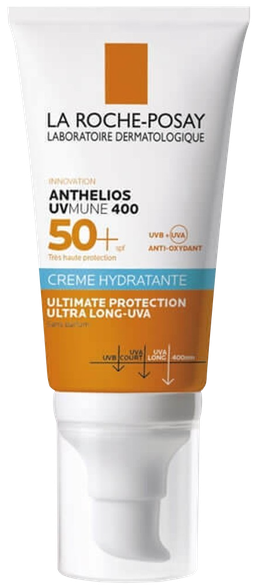 LA ROCHE-POSAY Anthelios UVmune 400 SPF 50+ apsauginis kremas nuo saulės, 50 ml