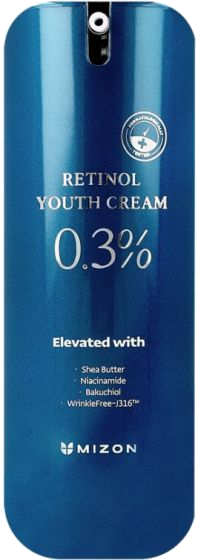 MIZON 0.3 % Retinol Youth veido kremas, 26 g