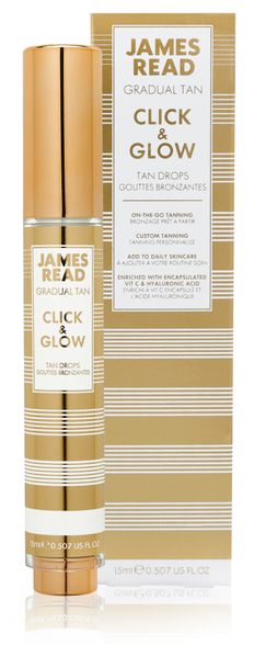 JAMES READ Gradual Tan Click & Glow Concentrated self-tanning lašai, 15 ml