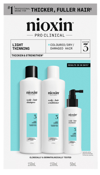 NIOXIN System 3 Kit Light Thinning rinkinys, 1 vnt.