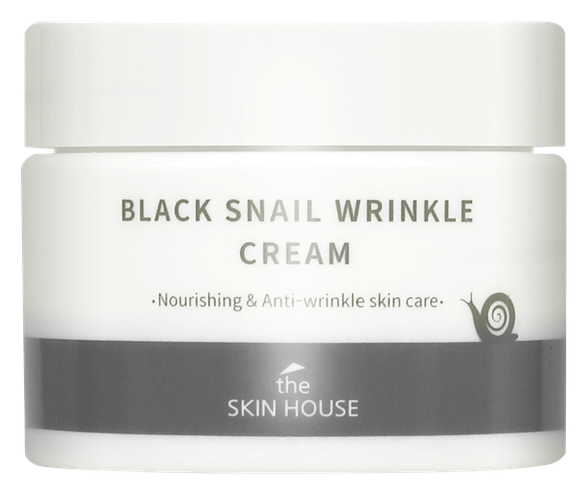 THE SKIN HOUSE Black Snail veido kremas, 50 ml