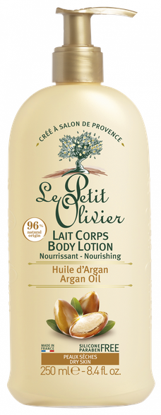 LE PETIT OLIVIER Argan Oil kūno losjonas, 250 ml