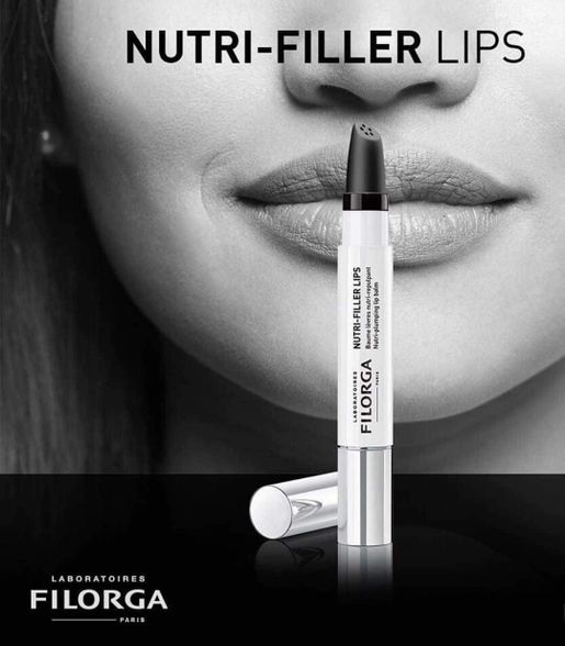 FILORGA Nutri Filler Lips putlinamasis lūpų blizgis, 4 g