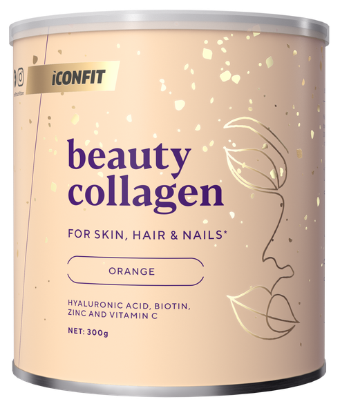 ICONFIT Beauty Collagen - Orange milteliai, 300 g