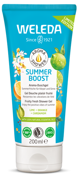 WELEDA Aroma Summer Boost dušo gelis, 200 ml