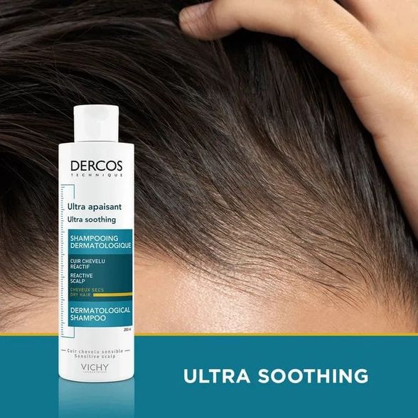 VICHY Dercos Ultra Soothing šampūnas, 200 ml