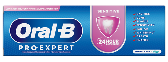 ORAL-B Pro Expert Sensitive dantų pasta, 75 ml