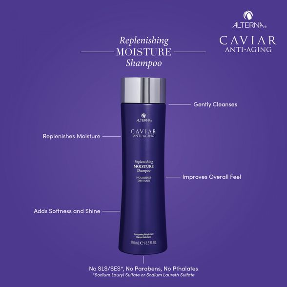 ALTERNA Caviar Replenishing Moisture šampūnas, 250 ml