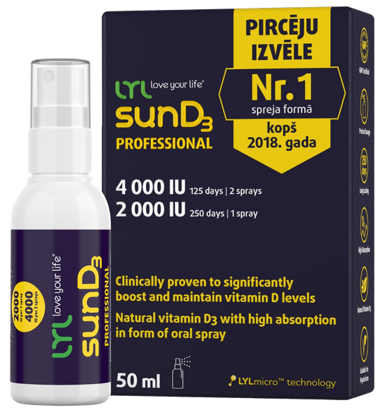 LYL sunD3 PROFESSIONAL 4000 SV, purškiklis, 50 ml