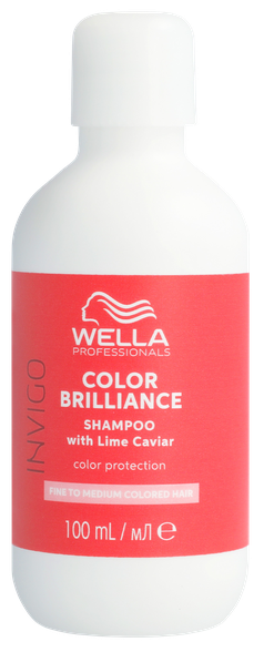 WELLA PROFESSIONALS Color brilliance shampoo fine plaukų spalva išsaugantis (ploniems/normaliems plaukams) šampūnas, 100 ml