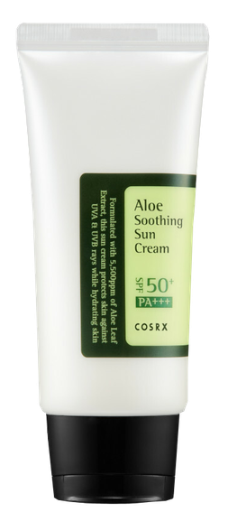 COSRX Aloe Soothing SPF50+ PA+++ Sun veido kremas, 50 ml