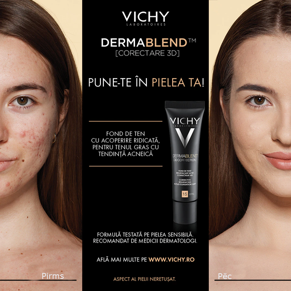 VICHY Dermablend 3D Correction 15 Opal kremas, 30 ml