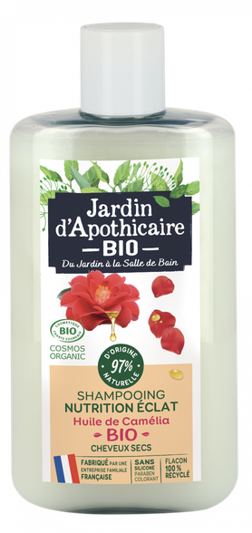 JARDIN  D'APOTHICAIRE Su ekologišku, maitinančiu kamelijų aliejumi  šampūnas, 250 ml