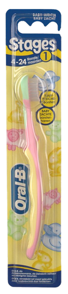 ORAL-B Baby Soft dantų šepetėlis, 1 vnt.