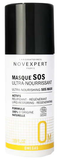 NOVEXPERT  Omega SOS Ultra-Nourishing acid veido kaukė, 50 ml