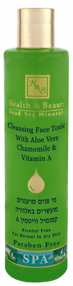 HEALTH&BEAUTY Dead Sea Minerals Aloe vera & chamomile tonikas, 250 ml