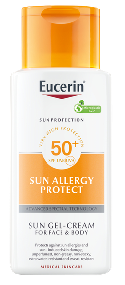 EUCERIN Sun Allergy Protect SPF 50+ apsaugantis nuo alergijos saulei apsauginis kremas nuo saulės, 150 ml