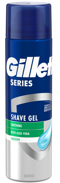 GILLETTE Series Sensitive skutimosi gelis, 200 ml