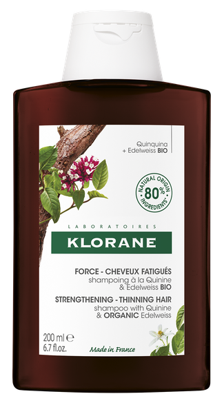 KLORANE Quinine and Organic Edelweiss šampūnas, 200 ml