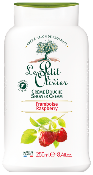 LE PETIT OLIVIER Raspberry dušo kremas, 250 ml