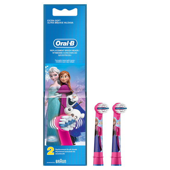 ORAL-B Frozen elektrinių dantų šepetėlių galvutės, 2 vnt.