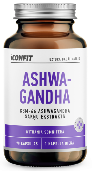 ICONFIT Ashwagandha kapsulės, 90 vnt.