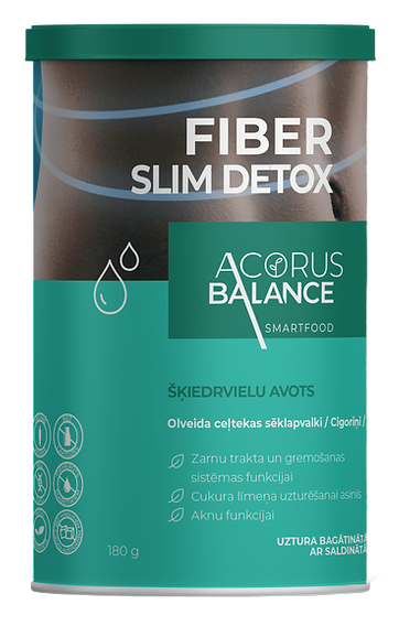 ACORUS BALANCE Slim Detox milteliai, 180 g