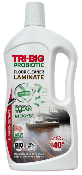 TRI-BIO Probiotic Laminate grindų ploviklis, 840 ml