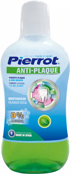 PIERROT Anti-Plaque burnos skalavimo skystis, 500 ml